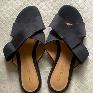 Dressy black designer flats. Brand new.